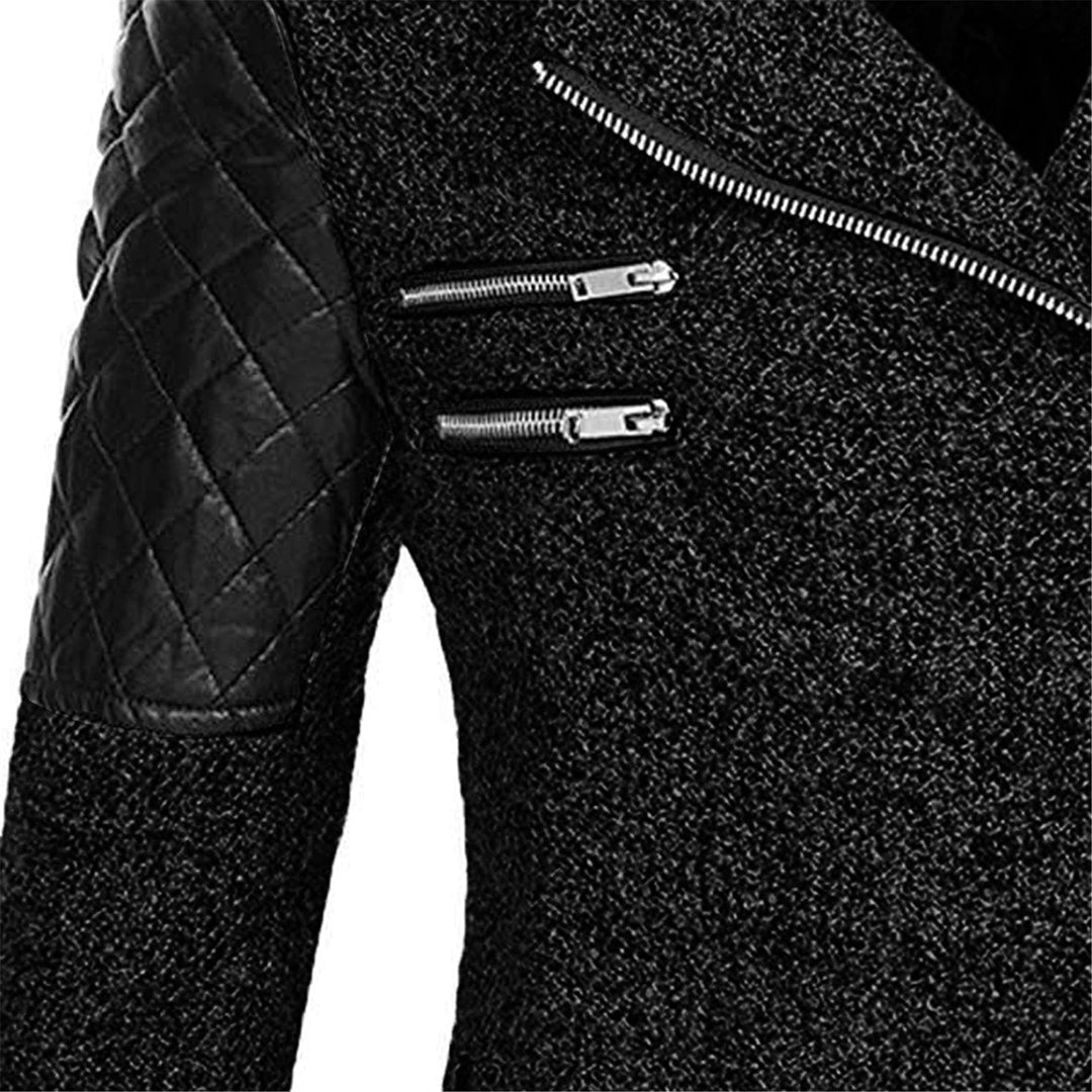 Giselle - Quilted Panel Hooded Coat