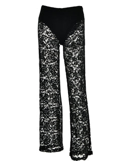 Audrey - Lace Wide Leg Trousers