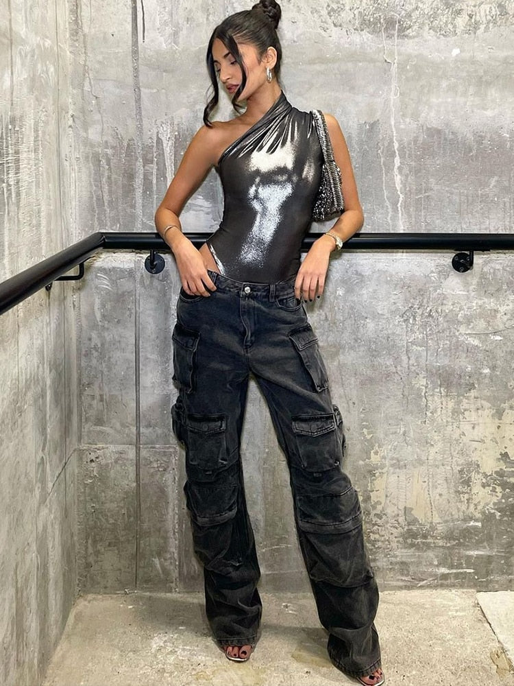 Alexa - One Shoulder Bodysuit