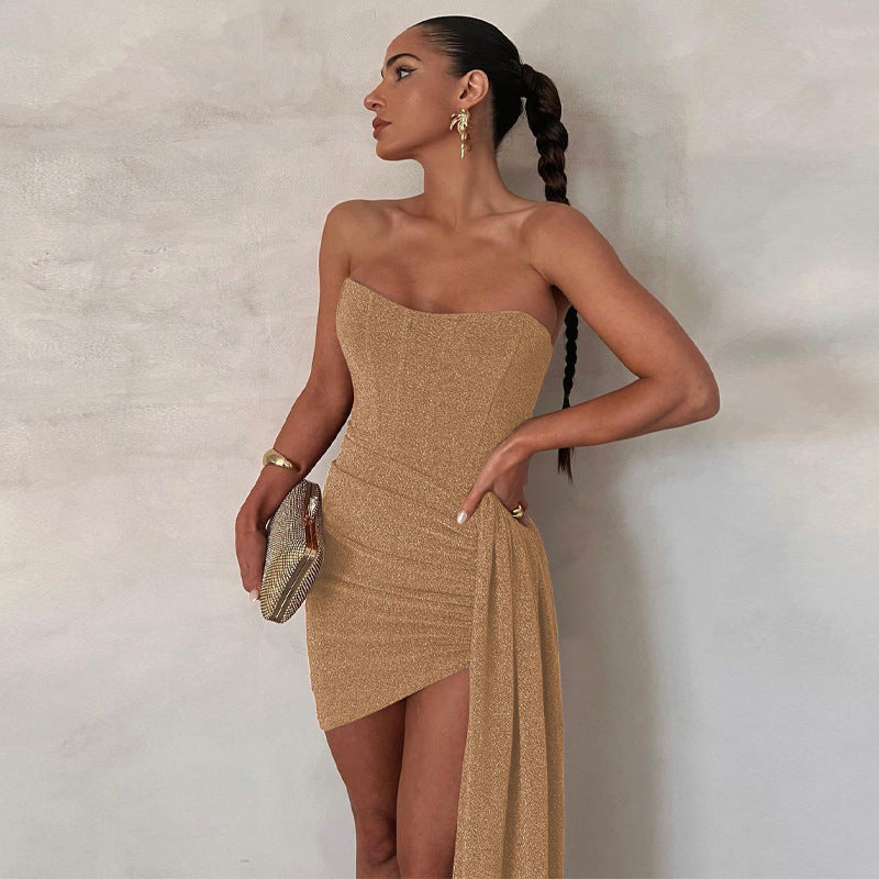 Gabrielle - Strapless Gown with Train
