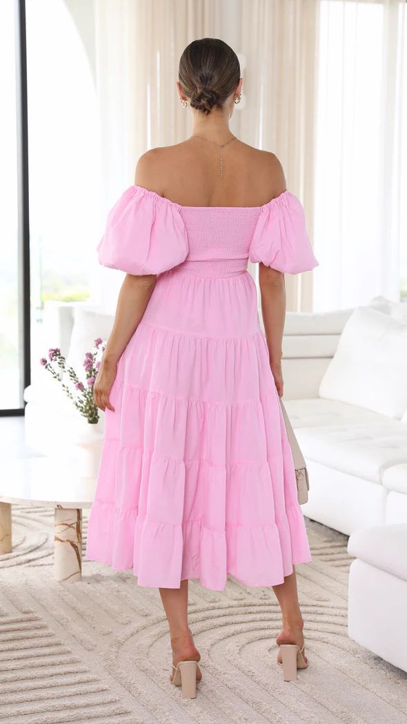 Magnolia - Tiered Off Shoulder Midi