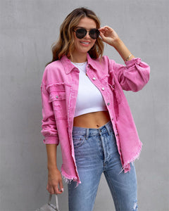 Billie - Frayed Denim Jacket