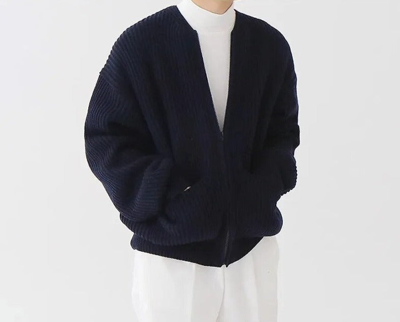 Alexander - Ribbed Open Cardigan