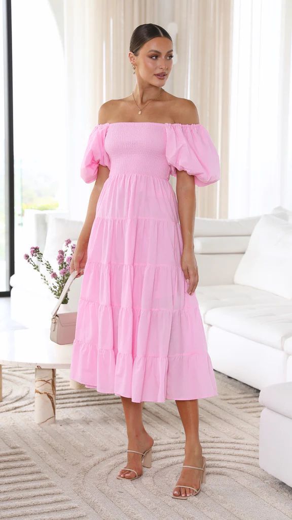 Magnolia - Tiered Off Shoulder Midi