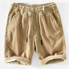 Nathaniel - Corduroy Summer Shorts — Khaki