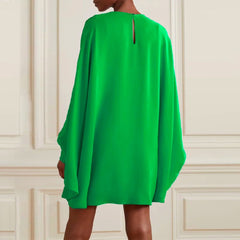 Wilhelmina - Oversized Batwing Mini Dress
