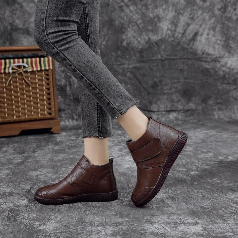 Savannah - Leather Fleece Lined Boots