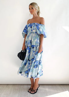 Prudence - Floral Off Shoulder Midi