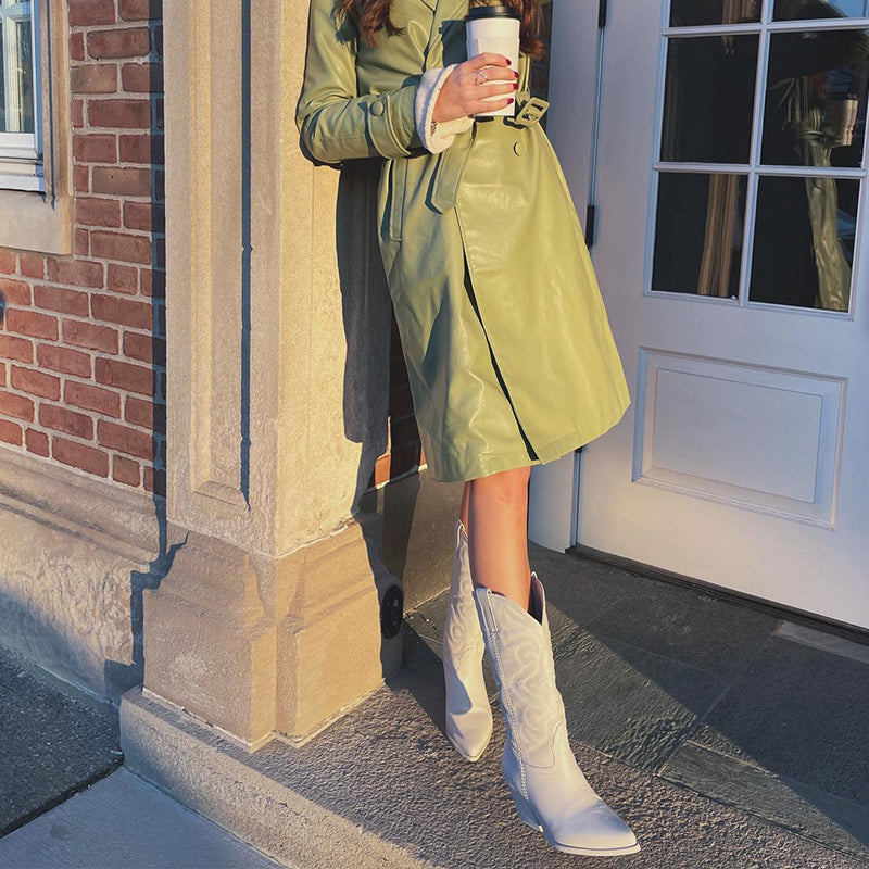 Gracie - Metallic Western Boots