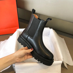 Roberta - Chunky Sole Chelsea Boots — Black1