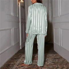 Hattie - Satin Long Pyjama Set