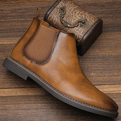 Serena - Leather Chelsea Boots