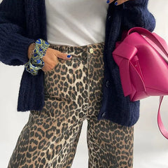 Bonnie - Leopard Print Trousers