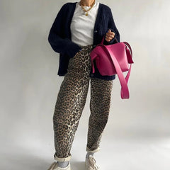 Clementine - Leopard Print Skinny Jeans