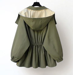 Ophelia - Colour Block Hooded Jacket