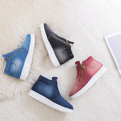 Phyllis - Fur Lined Zip Ankle Boots