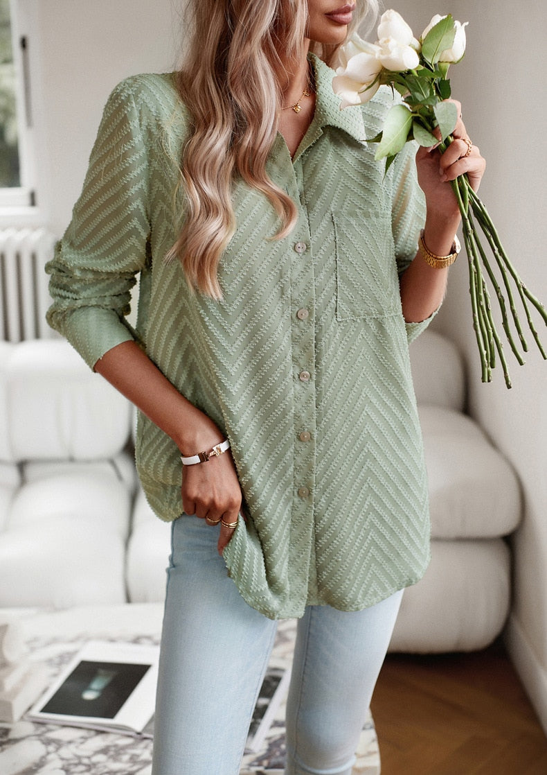 Melanie - Striped Cotton Shirt