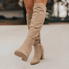 Ramona - Suede Over the Knee Boots