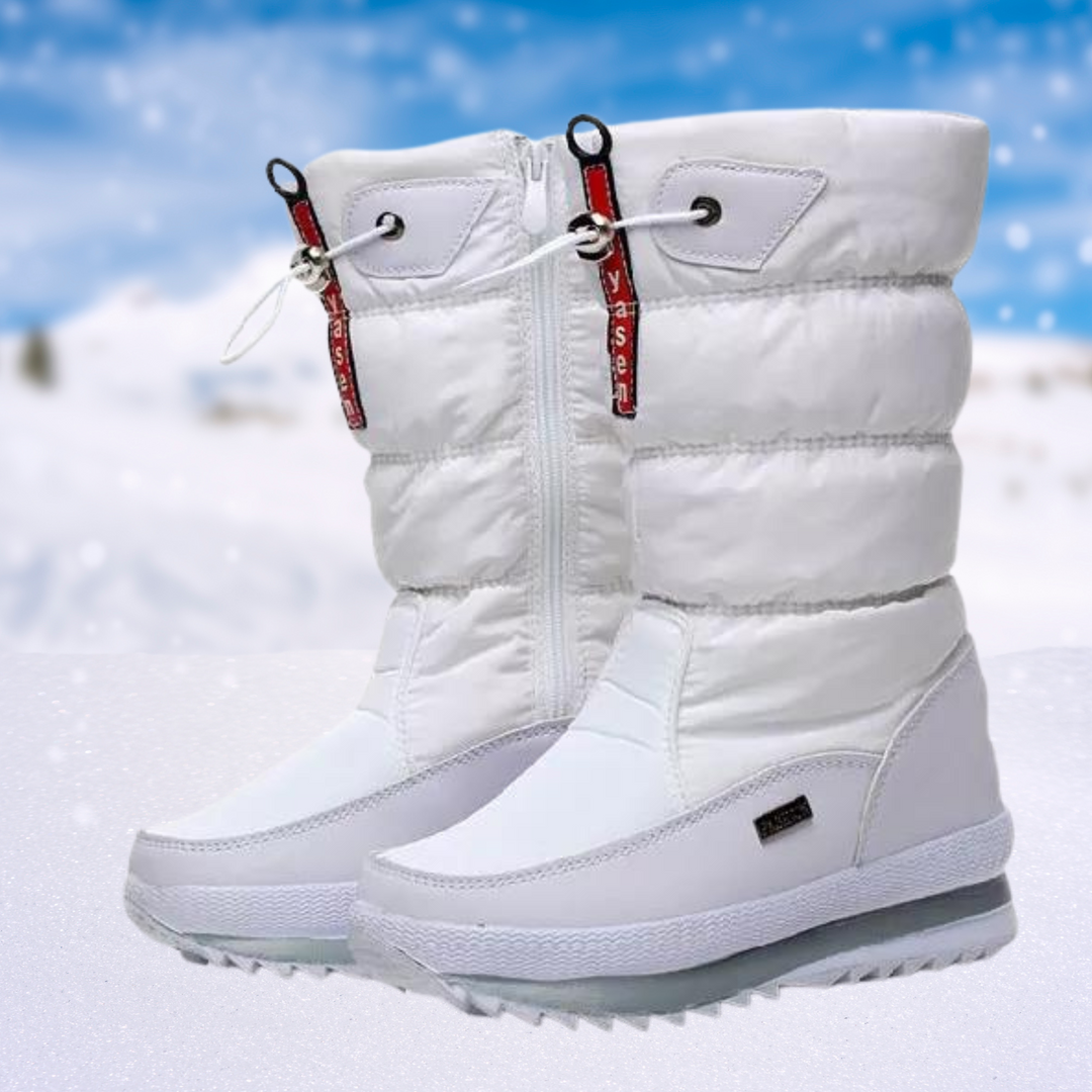 Marian - Padded Snow Boots — White