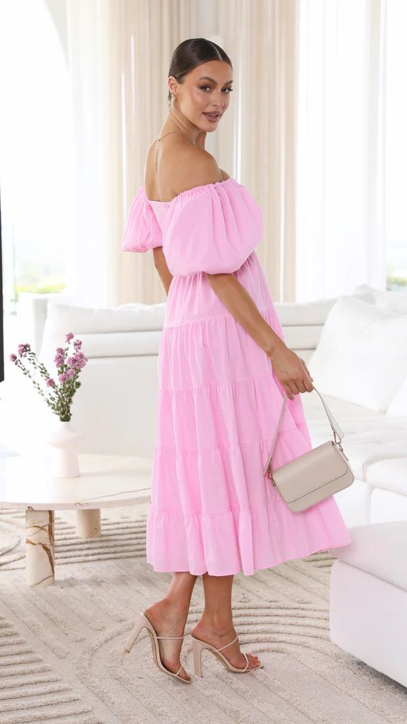 Magnolia - Tiered Off Shoulder Midi