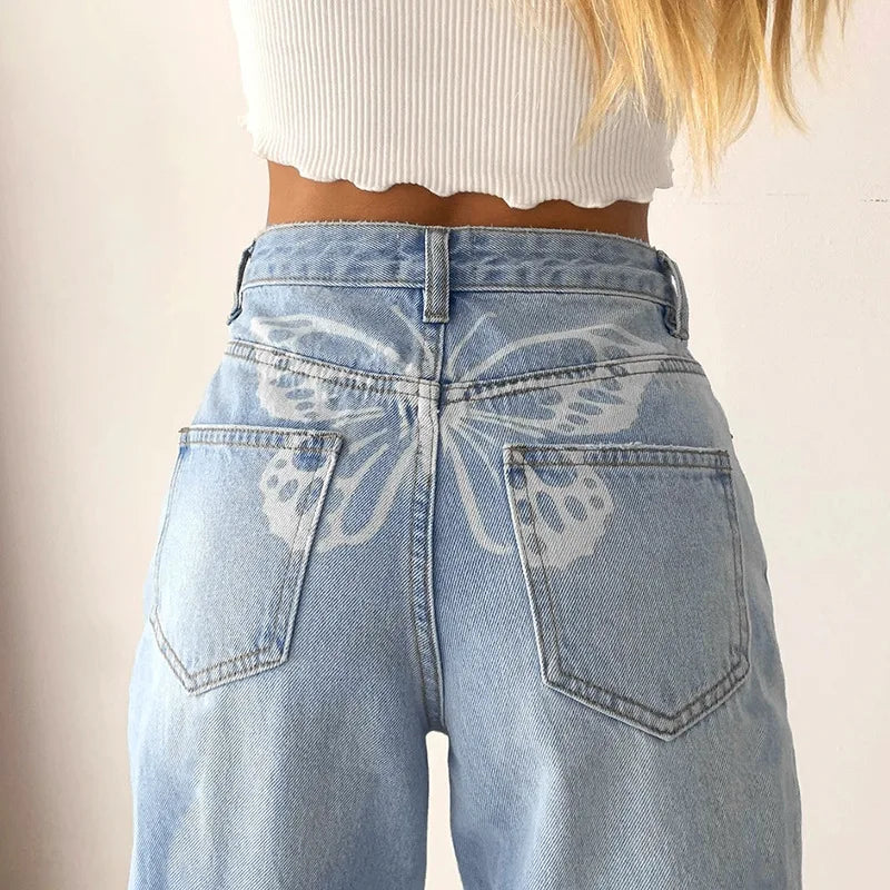 Jasmine - High Waist Wide Leg Jeans