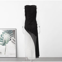 Phoebe - Layered Chiffon Maxi Dress