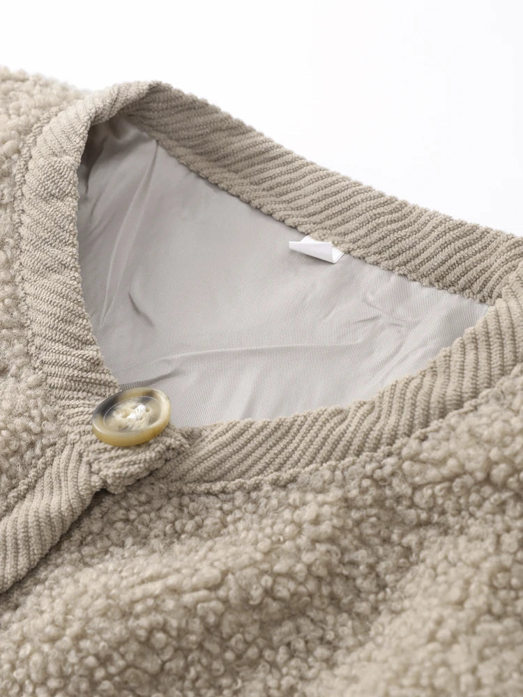 Sienna - Teddy Button Cardigan