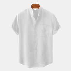 Evangeline - Linen Short Sleeve Shirt