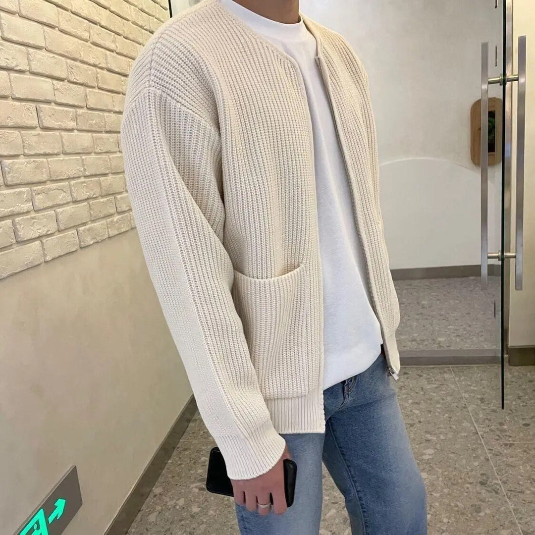 Alexander - Ribbed Open Cardigan
