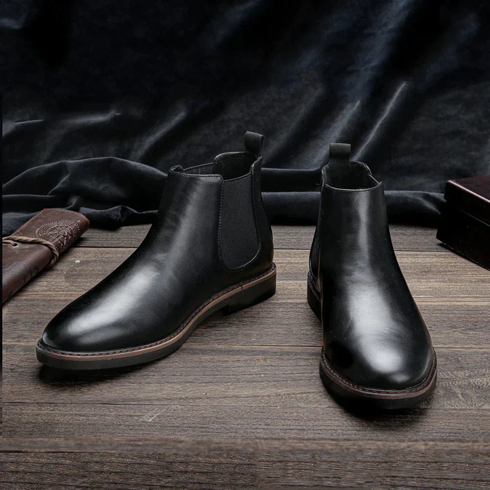 Serena - Leather Chelsea Boots