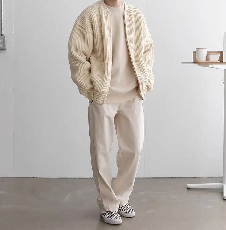Alexander - Ribbed Open Cardigan