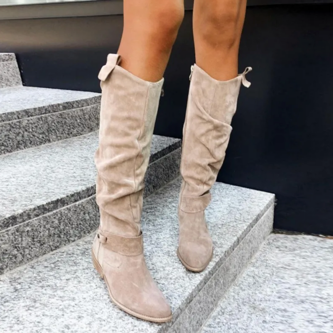 Wilhelmina - Slouch Knee High Boots