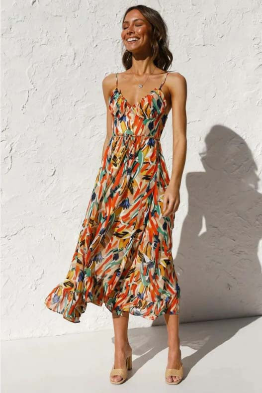 Rosalind - Floral Cami Midi Dress