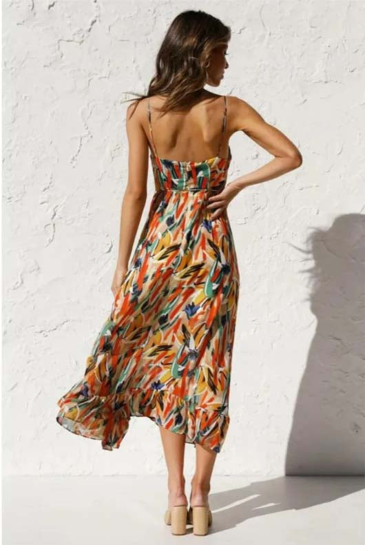 Rosalind - Floral Cami Midi Dress