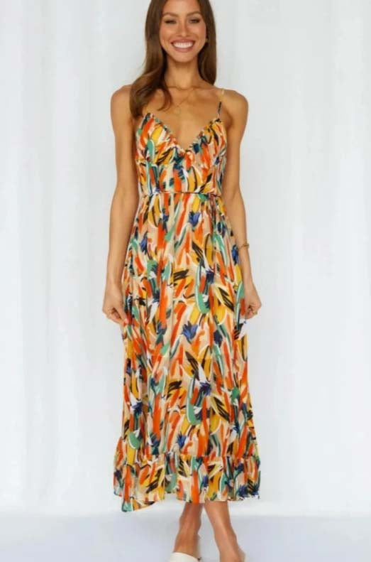 Rosalind - Floral Cami Midi Dress