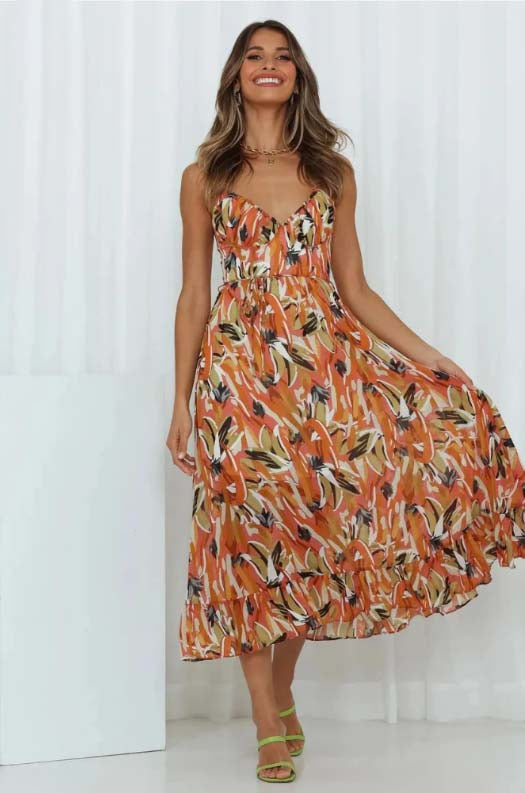 Rosalind - Floral Cami Midi Dress