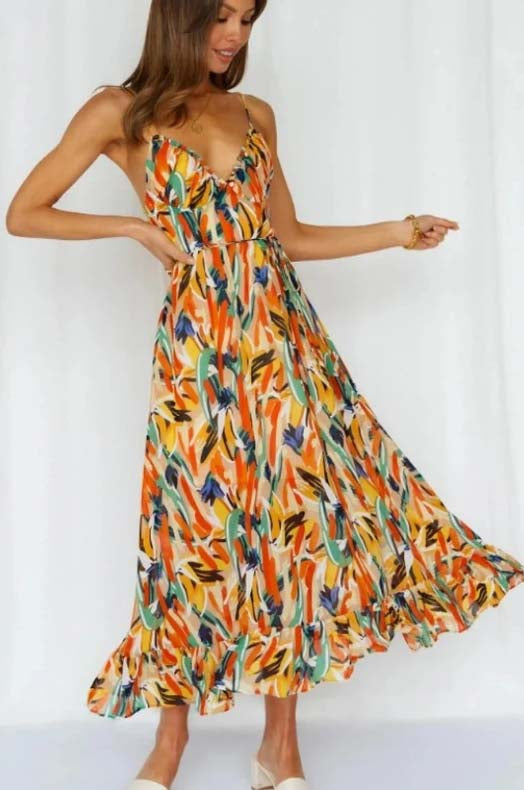 Rosalind - Floral Cami Midi Dress