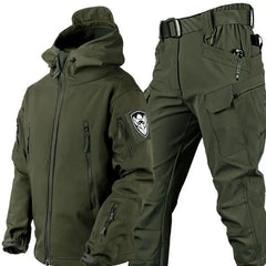 Sheldon - Tactical Jacket and Trousers — Dark green
