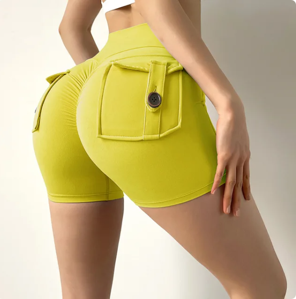 Evangeline - Gym Shorts with Pockets