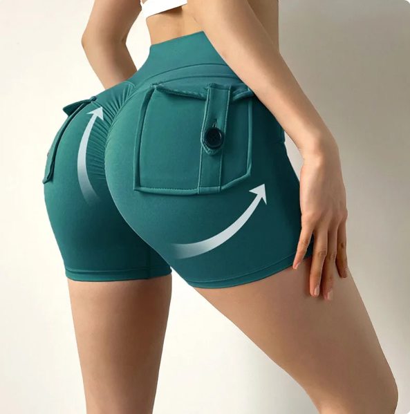 Evangeline - Gym Shorts with Pockets