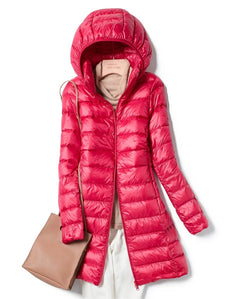 Jasmine - Lightweight Hooded Puffer Coat