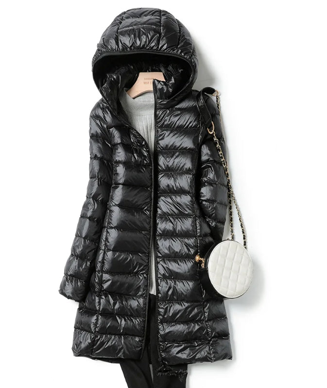 Jasmine - Lightweight Hooded Puffer Coat