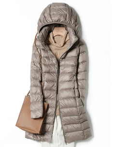 Jasmine - Lightweight Hooded Puffer Coat
