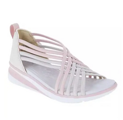 Rhiannon - Strappy Flat Sandals — Pink