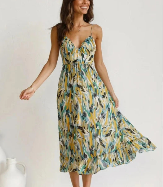 Rosalind - Floral Cami Midi Dress