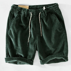 Nathaniel - Corduroy Summer Shorts — Green