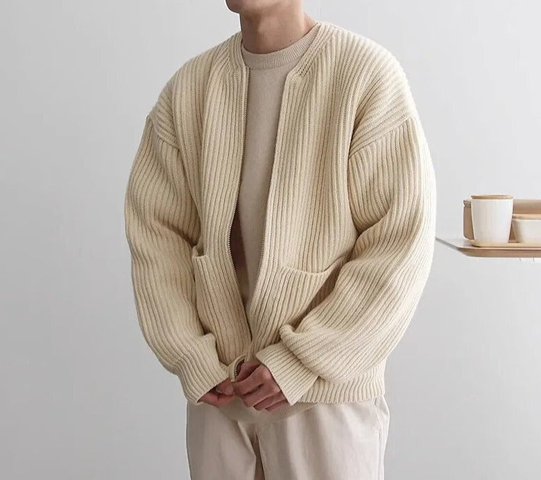 Alexander - Ribbed Open Cardigan