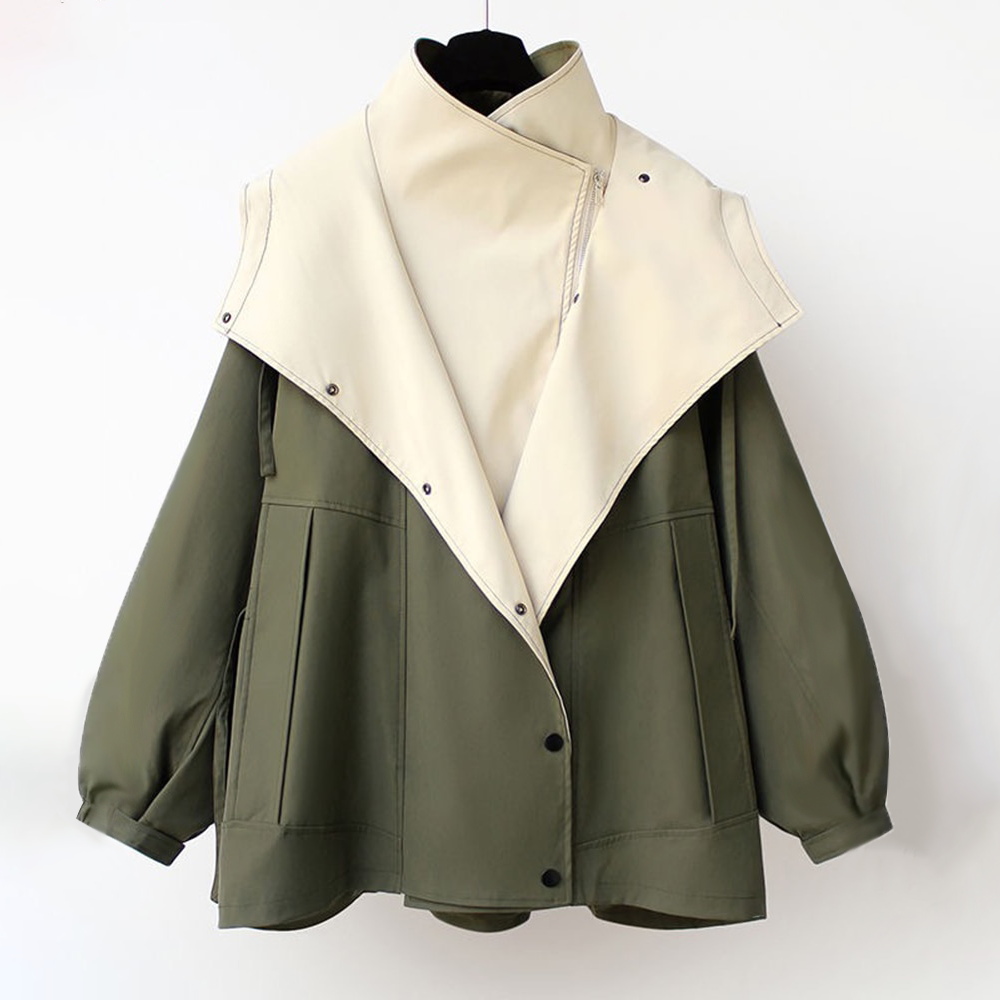 Ophelia - Colour Block Hooded Jacket