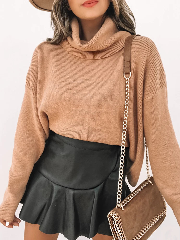Wilhelmina - Faux Leather Mini Skirt