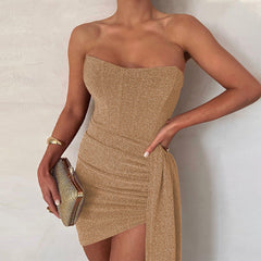 Gabrielle - Strapless Gown with Train